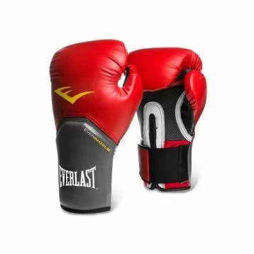 Реальное фото Перчатки боксерские Everlast Pro Style Elite 12oz тренировочные красные 2112E от магазина СпортСЕ