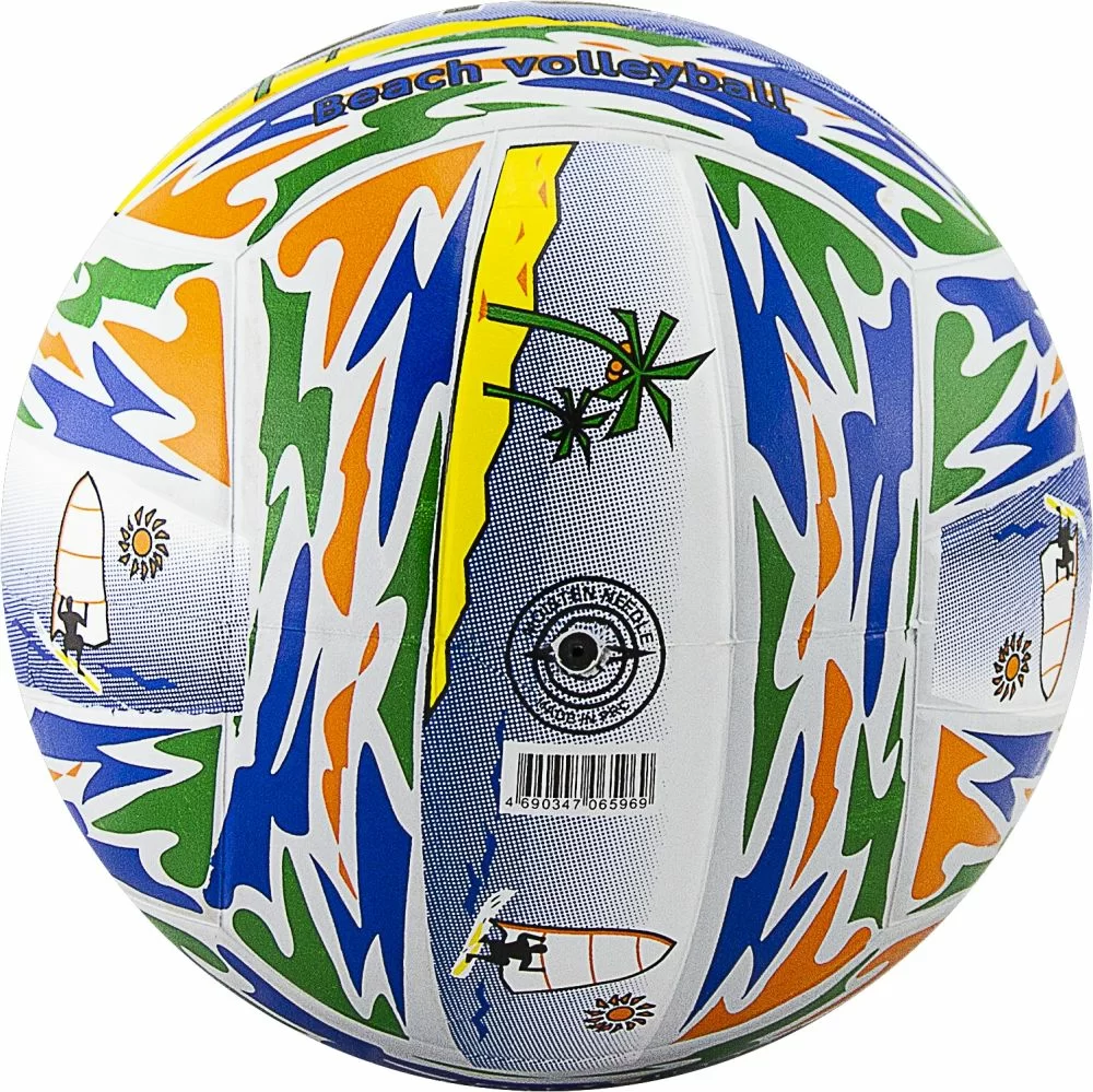 Реальное фото Мяч волейбольный Atemi Tropic резина цветной от магазина СпортСЕ