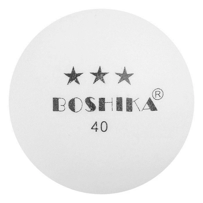 Реальное фото Мяч для настольного тенниса Bochika 3зв. 40мм белый 134102 от магазина СпортСЕ