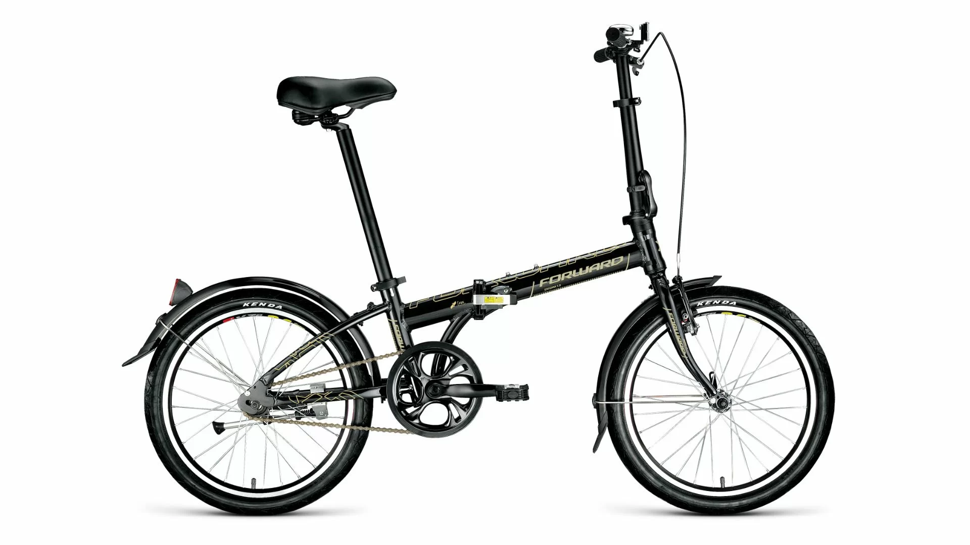 Реальное фото Велосипед Forward Enigma 20 1.0 (2020) черный/бежевый RBKW0Y601002 от магазина СпортСЕ