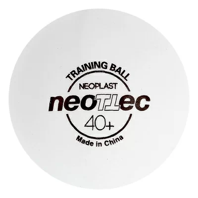 Реальное фото Мяч для настольного тенниса Neottec Neoplast Training 40+мм бел. от магазина СпортСЕ