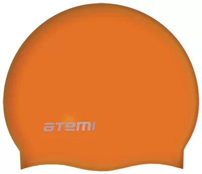 Реальное фото Шапочка для плавания Atemi TC304 Jr тонкий силикон оранжевая от магазина СпортСЕ