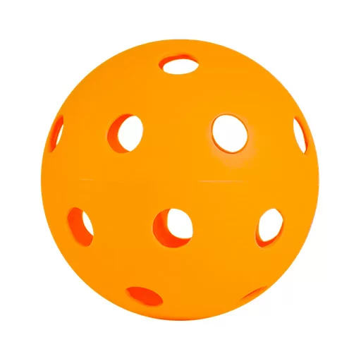 Реальное фото Мяч для флорбола Well Hockey orange 2416 от магазина СпортСЕ
