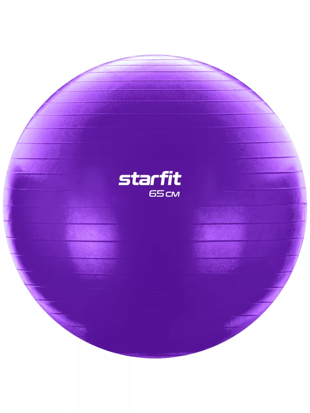 Реальное фото Фитбол 65 см StarFit GB-108 антивзрыв фиолетовый УТ-00020575 от магазина СпортСЕ