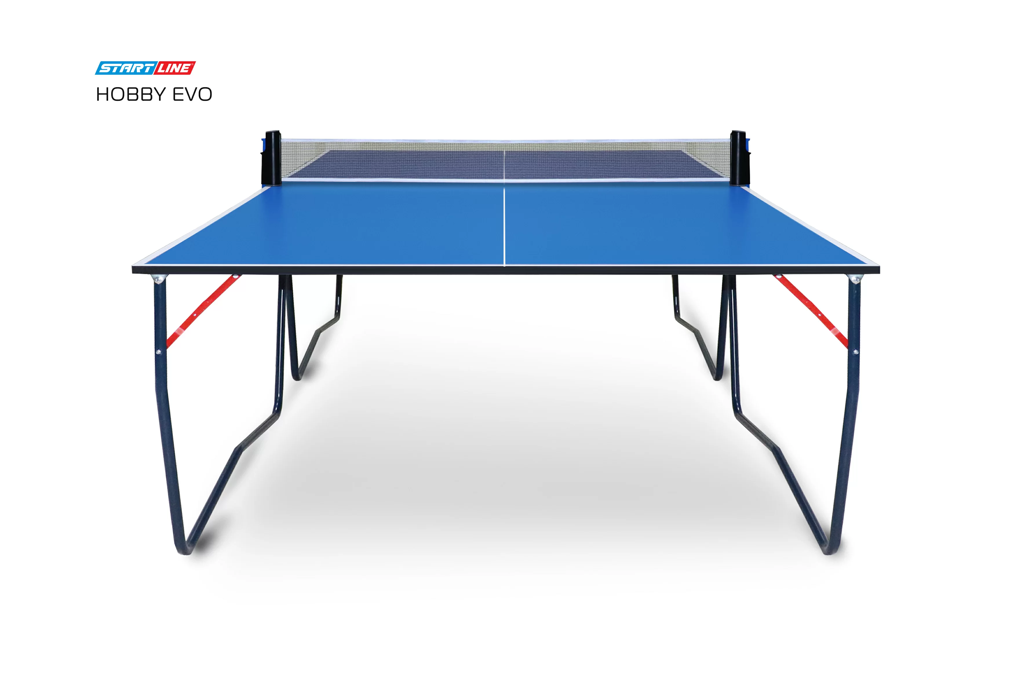 Реальное фото Теннисный стол Start Line Hobby Evo blue 6016-3 от магазина СпортСЕ