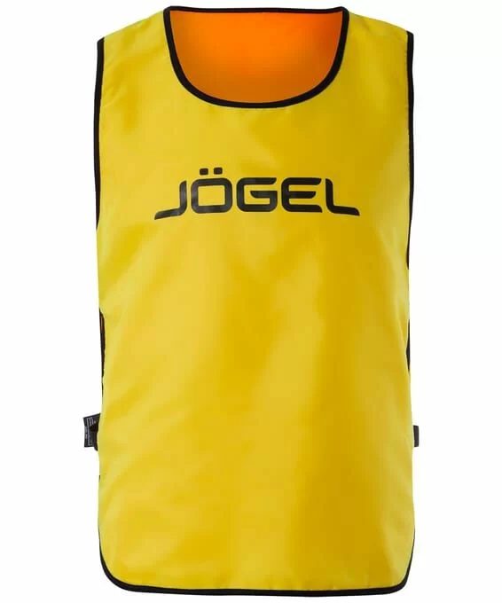 Реальное фото Манишка двухсторонняя Jögel Reversible Bib L оранжевый/лаймовый УТ-00018739 от магазина СпортСЕ