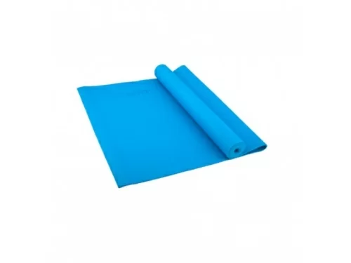 Реальное фото Коврик для йоги Starfit FM-101 PVC 173x61x0,4 см синий 8831 от магазина СпортСЕ