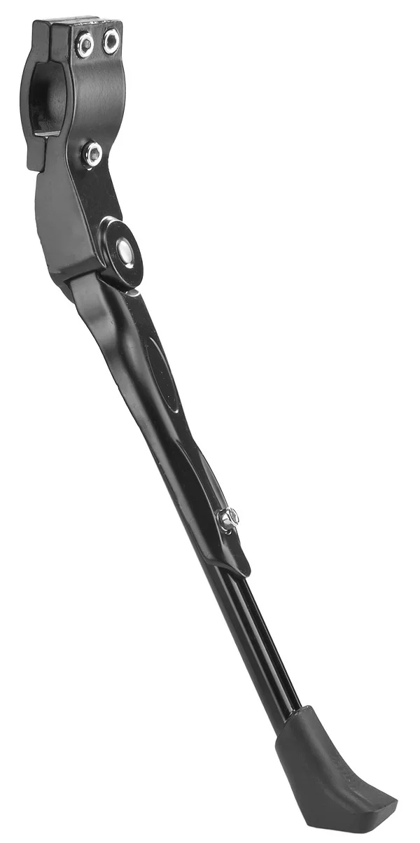 Реальное фото Подножка BLF-F3 крепление на 1 одно перо задней вилки регулируемая телескопическая алюм чёрная 390052 от магазина СпортСЕ