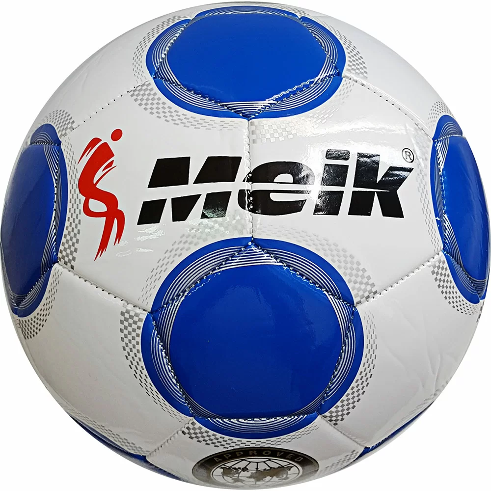 Реальное фото Мяч футбольный Meik-077-44  B31232 2-слоя, TPU+PVC 2.7, 400-410 гр. 10017432 от магазина СпортСЕ