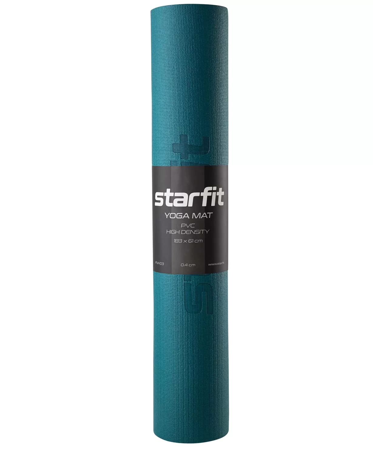 Реальное фото Коврик для йоги StarFit FM-103 PVC HD 183x61x0,4 см холодный океан ЦБ-00001472 от магазина СпортСЕ