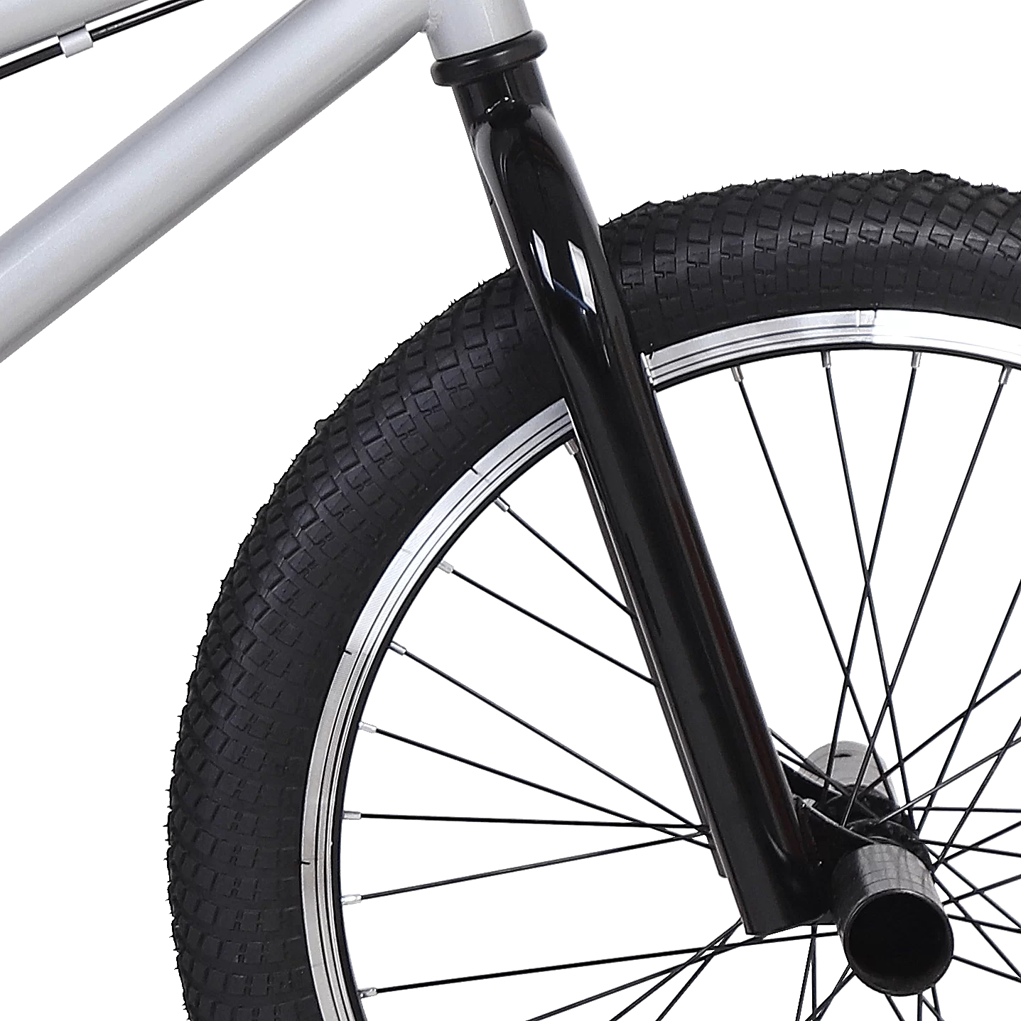 Реальное фото Велосипед BMX TechTeam Millennium 20" (2021) хром от магазина СпортСЕ