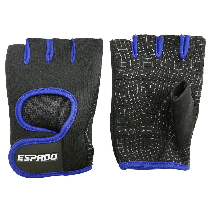 Реальное фото Перчатки Espado черно-синий ESD001 от магазина СпортСЕ