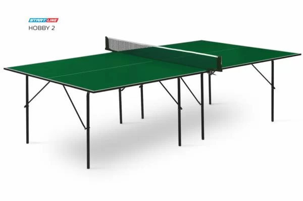Реальное фото Теннисный стол Start Line Hobby-2 green 6010-1 от магазина СпортСЕ