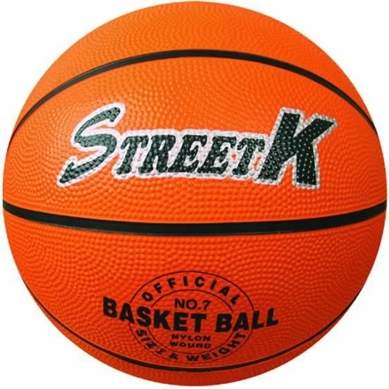 Реальное фото Мяч баскетбольный ST71201 №7 резина оранжевый от магазина СпортСЕ