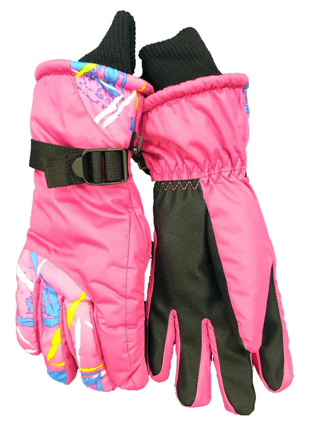 Реальное фото Перчатки г/лыжные на меху женские (цвета в ассорт.) P-XS-9 от магазина СпортСЕ