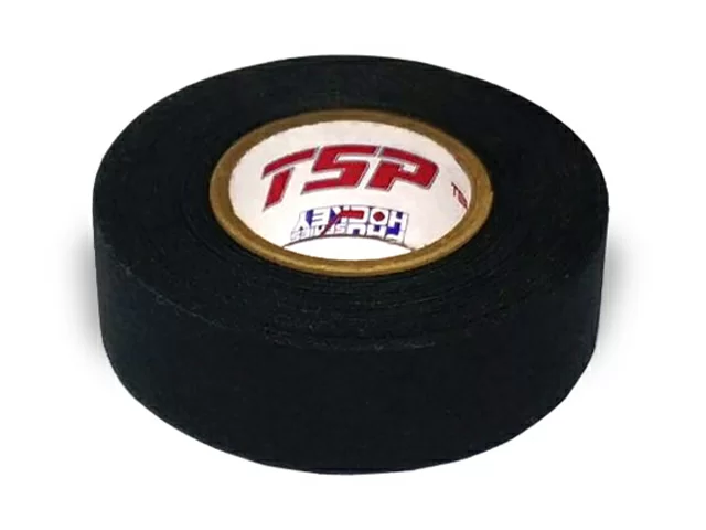 Реальное фото Лента хоккейная 24мм x 45,72м TSP Cloth Hockey Tape black 2862 от магазина СпортСЕ
