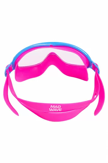 Реальное фото Маска для плавания Mad Wave Comfy юниорская pink M0471 01 0 11W от магазина СпортСЕ