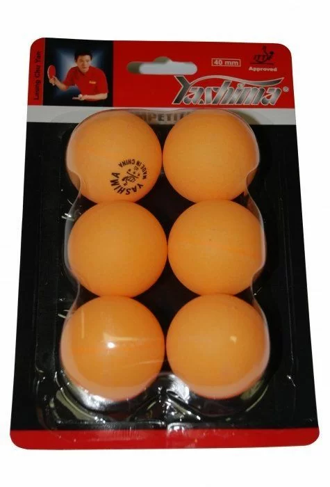 Реальное фото Мяч для настольного тенниса Yashima 31012Р 2* 40 мм 6шт. от магазина СпортСЕ