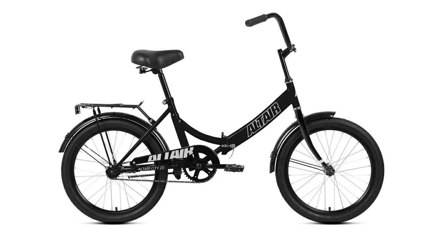 Реальное фото Велосипед Altair City 20 скл (2022) черный/серый RBK22AL20002 от магазина СпортСЕ