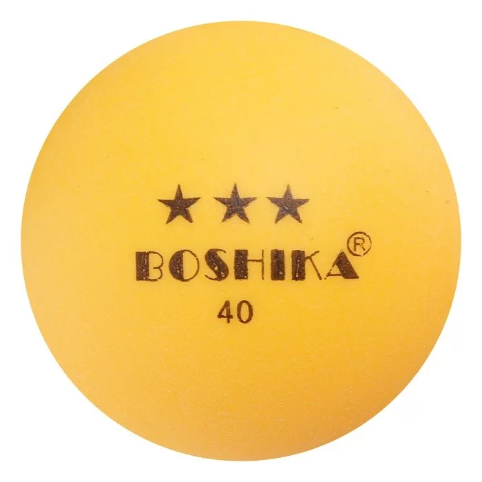 Реальное фото Мяч для настольного тенниса Bochika 3зв. 40мм оранж 134103 от магазина СпортСЕ