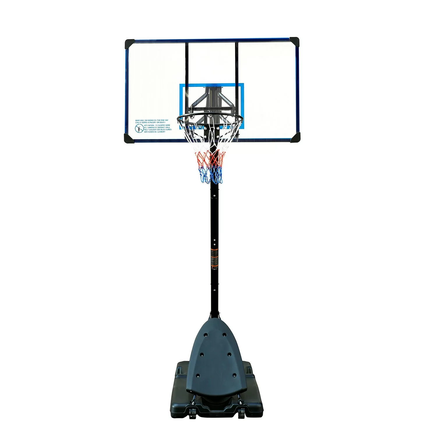 Реальное фото Баскетбольная мобильная стойка DFC 137x82см STAND54KLB от магазина СпортСЕ