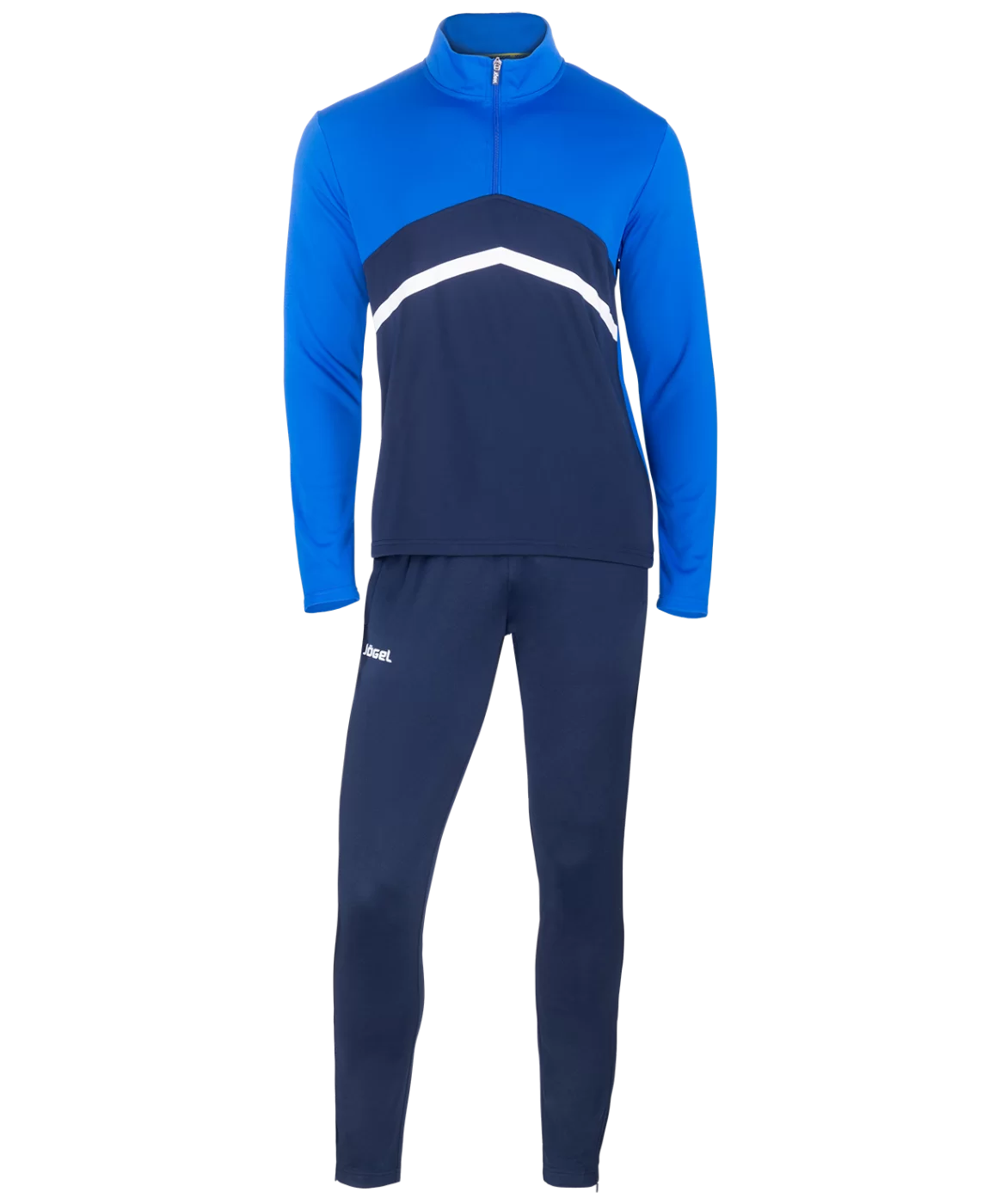 Реальное фото Костюм тренировочный JPS-4301-971, полиэстер, темно-синий/синий/белый от магазина СпортСЕ