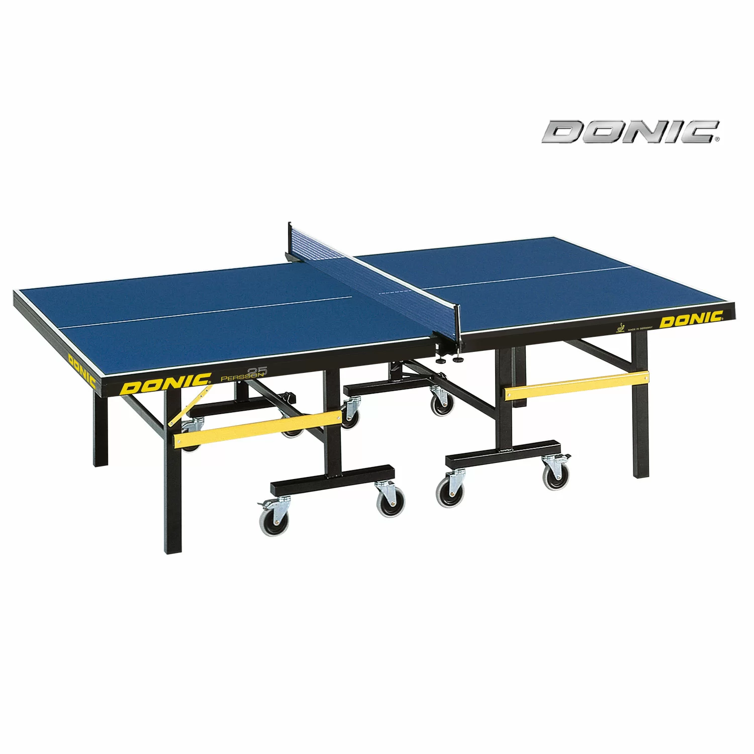 Реальное фото Теннисный стол DONIC PERSSON 25 BLUE (без сетки) 400220-B от магазина СпортСЕ