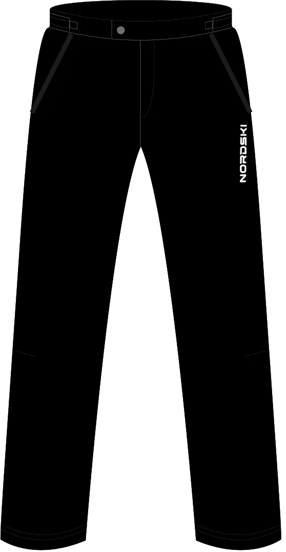 Реальное фото Брюки утепленные Nordski Light Black NSM204100 от магазина СпортСЕ