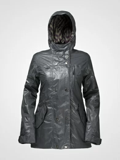 Реальное фото Куртка утепленная VIRUS Circle W 3000/т.серый от магазина СпортСЕ