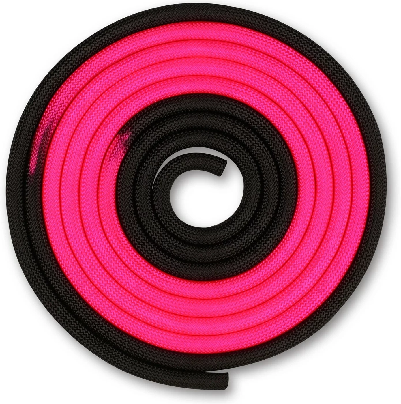 Реальное фото Скакалка гимнастическая утяж. Indigo 3 м 165 г розово-черная IN165 от магазина СпортСЕ