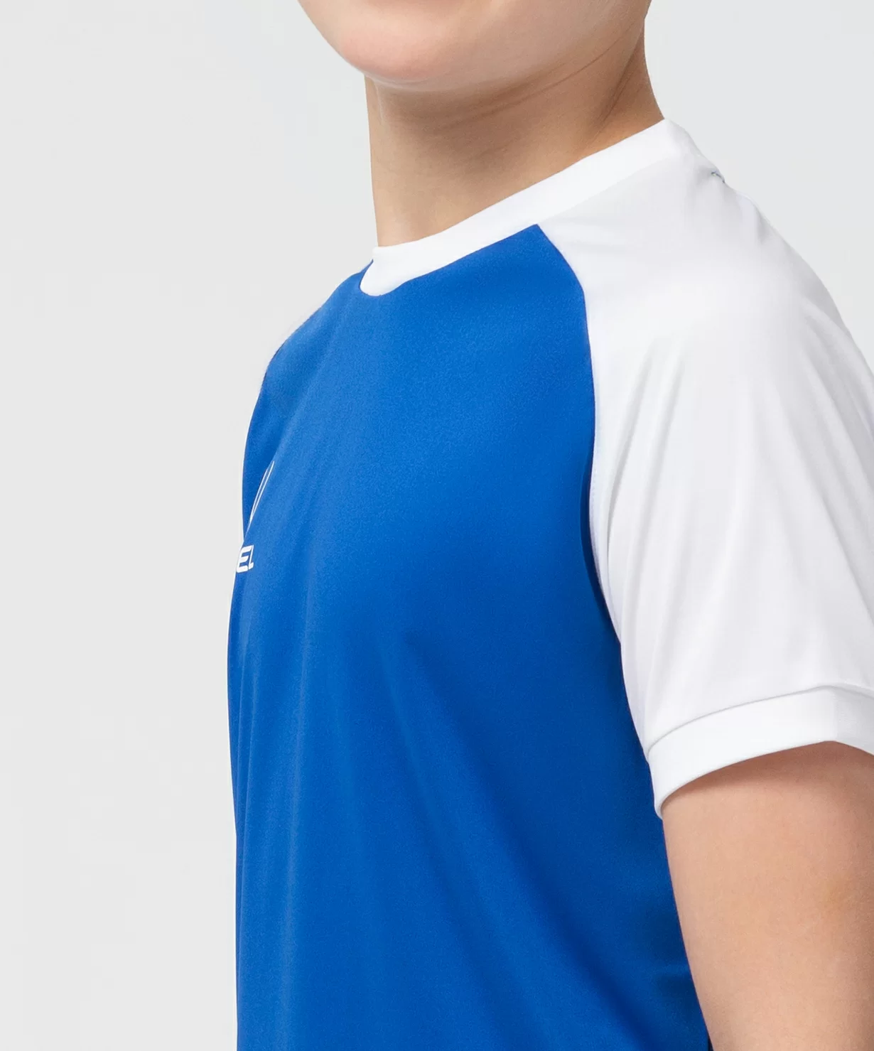 Реальное фото Футболка игровая CAMP Reglan Jersey, синий/белый, детский от магазина СпортСЕ