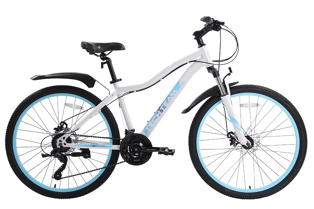 Реальное фото Велосипед TechTeam Delta 26" бело-синий от магазина СпортСЕ