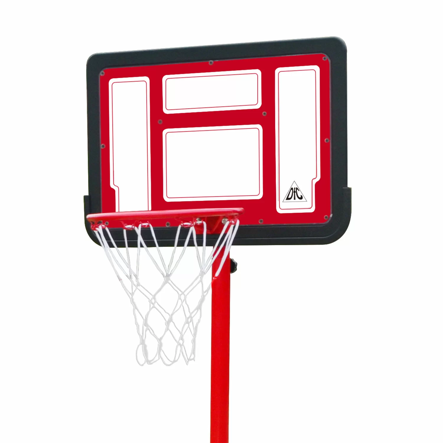 Реальное фото Мобильная баскетбольная стойка DFC KIDSB2 п/п черн.щит от магазина СпортСЕ