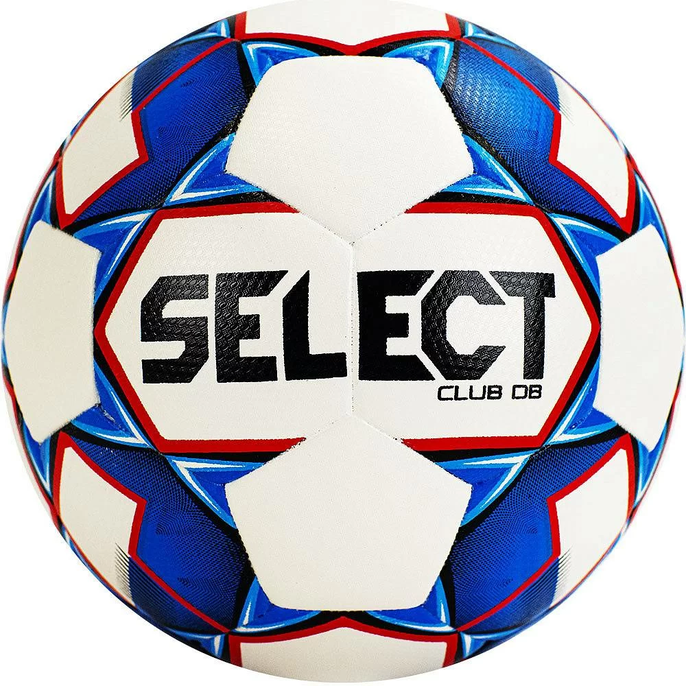 Реальное фото Мяч футбольный Select Club DB №5 бел/син/красн 810220.5 от магазина СпортСЕ
