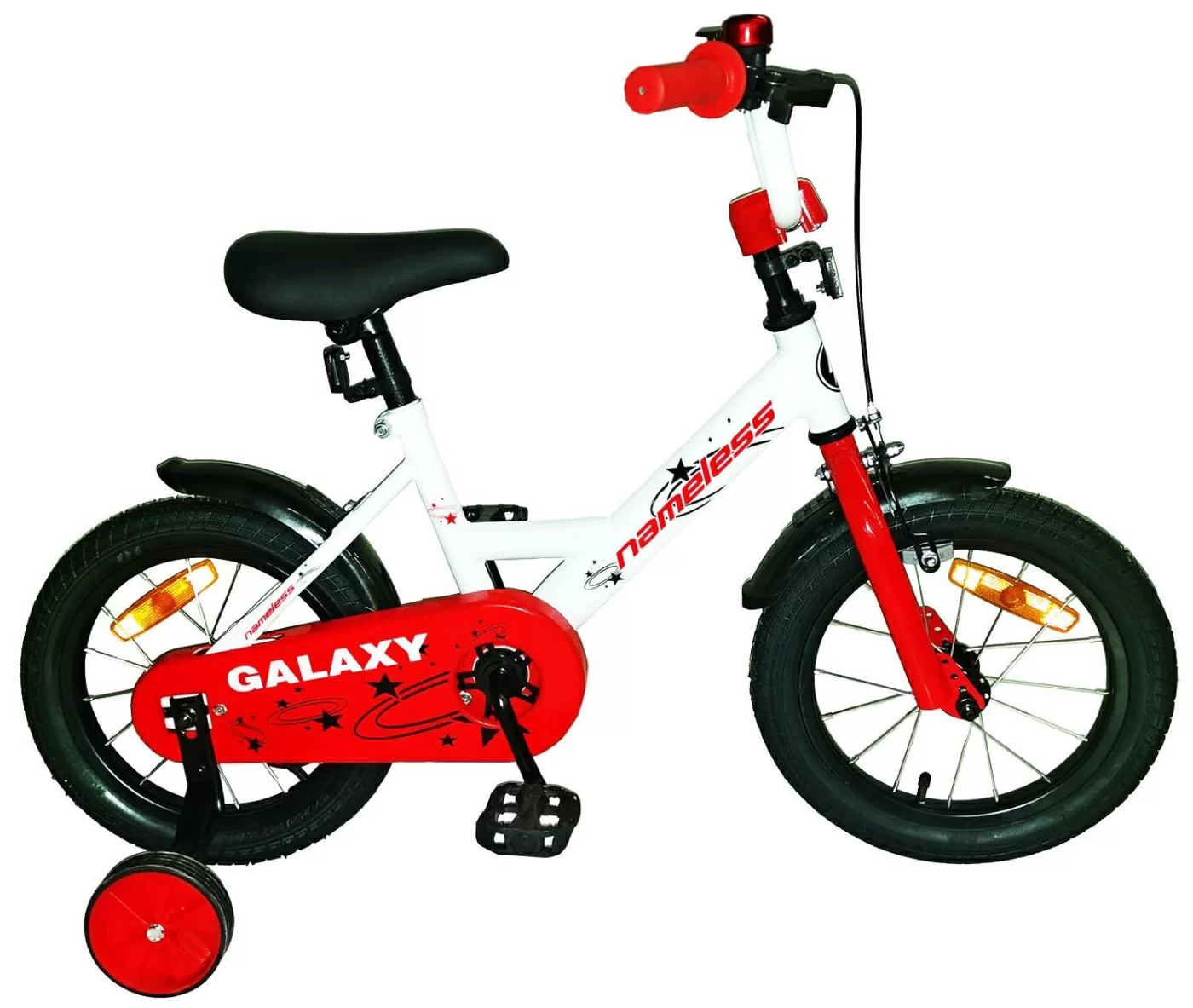 Реальное фото Велосипед 20" Nameless GALAXY, белый/красный (2023) от магазина СпортСЕ