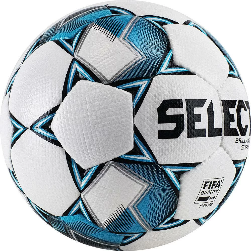 Реальное фото Мяч футбольный Select Br.Super FIFA №5 бел/гол/сер 810108 от магазина СпортСЕ