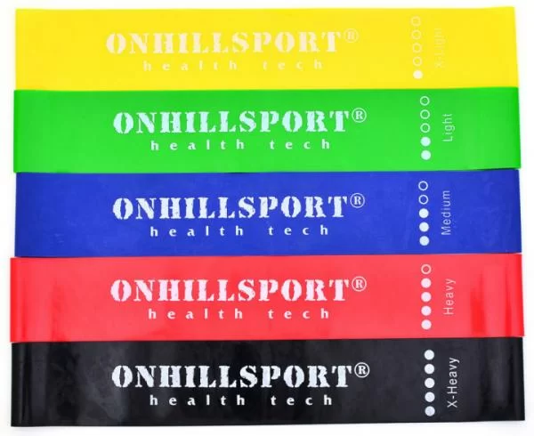 Реальное фото Набор эспандеров для фитнеса Onhillsport Mini Bands 5 в 1 ES-1001 от магазина СпортСЕ