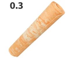 Коврик для йоги E40024 173х61х0,3 см ЭВА оранжевый мрамор 10021449