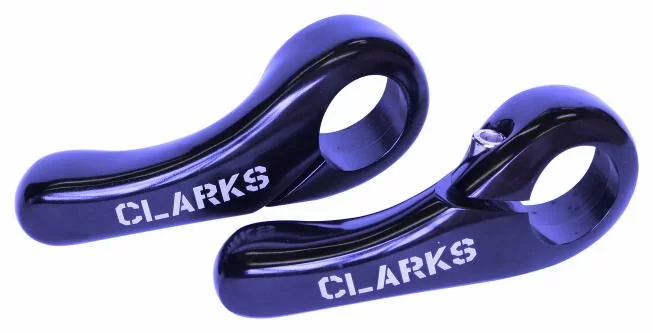 Реальное фото Рога Clark's Sale CB-02 алюм. короткие синие 3-321 от магазина СпортСЕ