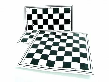 Реальное фото Шахматная доска картонная Ш-22 от магазина СпортСЕ