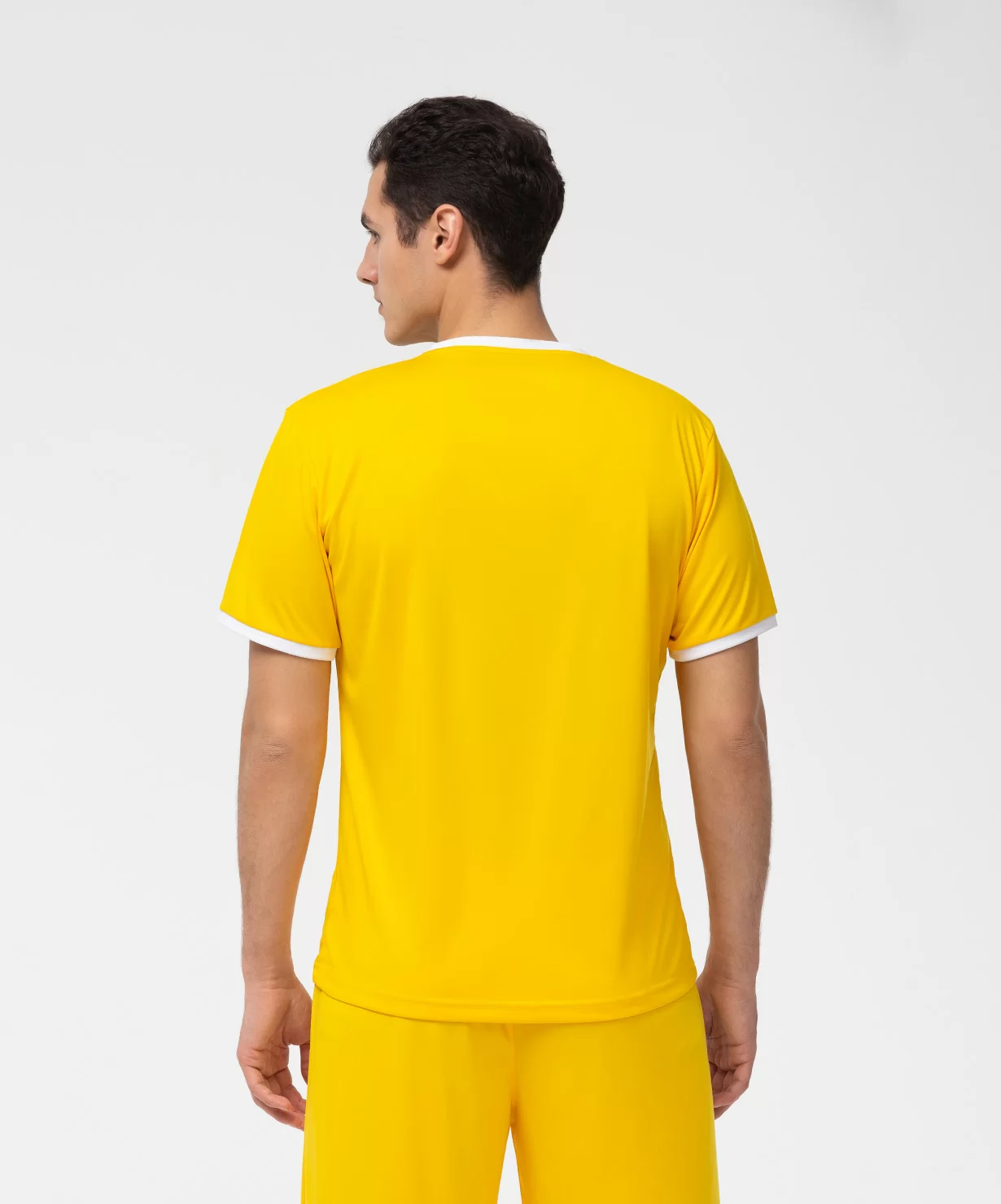 Реальное фото Футболка футбольная CAMP Origin, желтый/белый от магазина СпортСЕ
