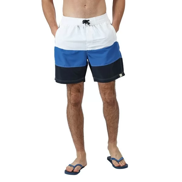 Реальное фото Плавательные шорты Bratchmar VI (Цвет I1Q, Белый/синий) RMM013 от магазина СпортСЕ