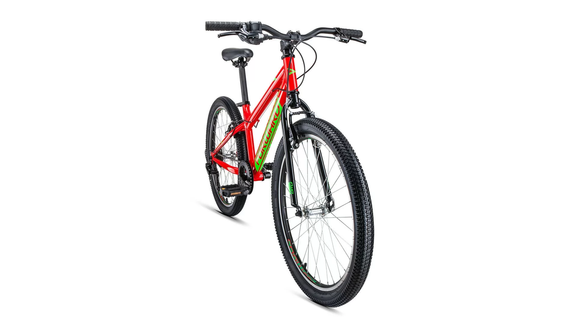 Реальное фото Велосипед Forward Titan 24 1.0 (2020) красный RBKW01N46003 от магазина СпортСЕ
