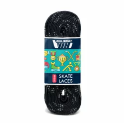 Шнурки хоккейные 274см без пропитки Well Hockey Hockey Skate Laces black 2327