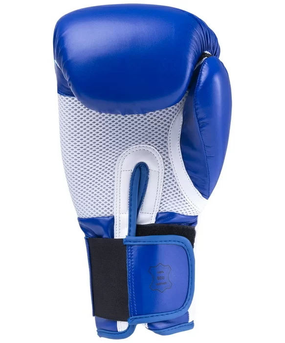 Реальное фото Перчатки боксерские KSA Scorpio к/з Blue от магазина СпортСЕ