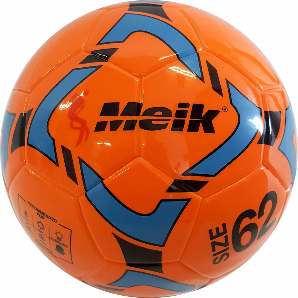 Реальное фото Мяч футзальный Meik C33393-3 №4 4-слоя, TPU+PVC 3.2, 410-450 гр оранжевый 10017131 от магазина СпортСЕ