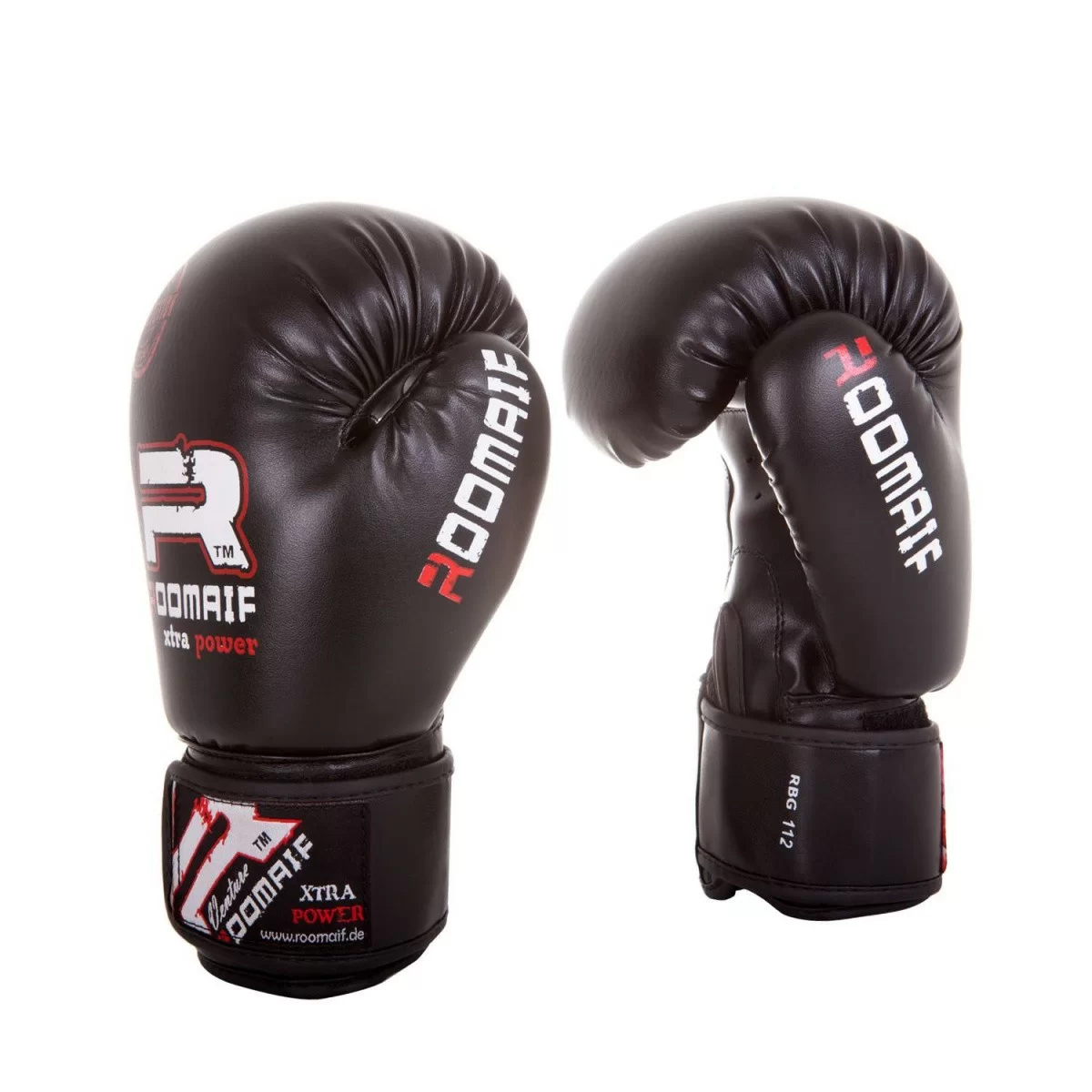 Реальное фото Перчатки боксерские Roomaif RBG-112 Dyex черные от магазина СпортСЕ