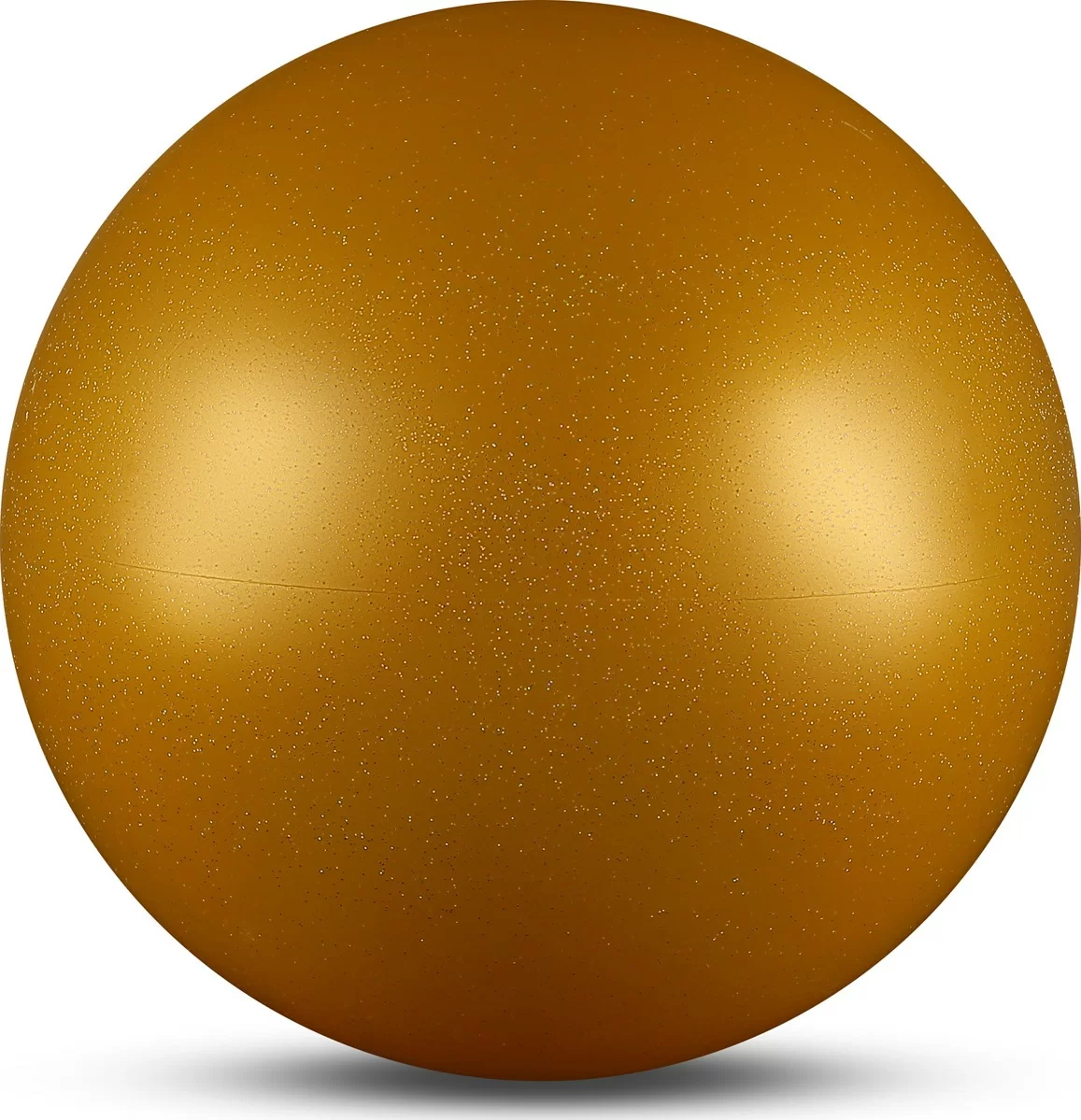 Реальное фото Мяч для художественной гимнастики 15 см 280 г желтый AB2803 от магазина СпортСЕ