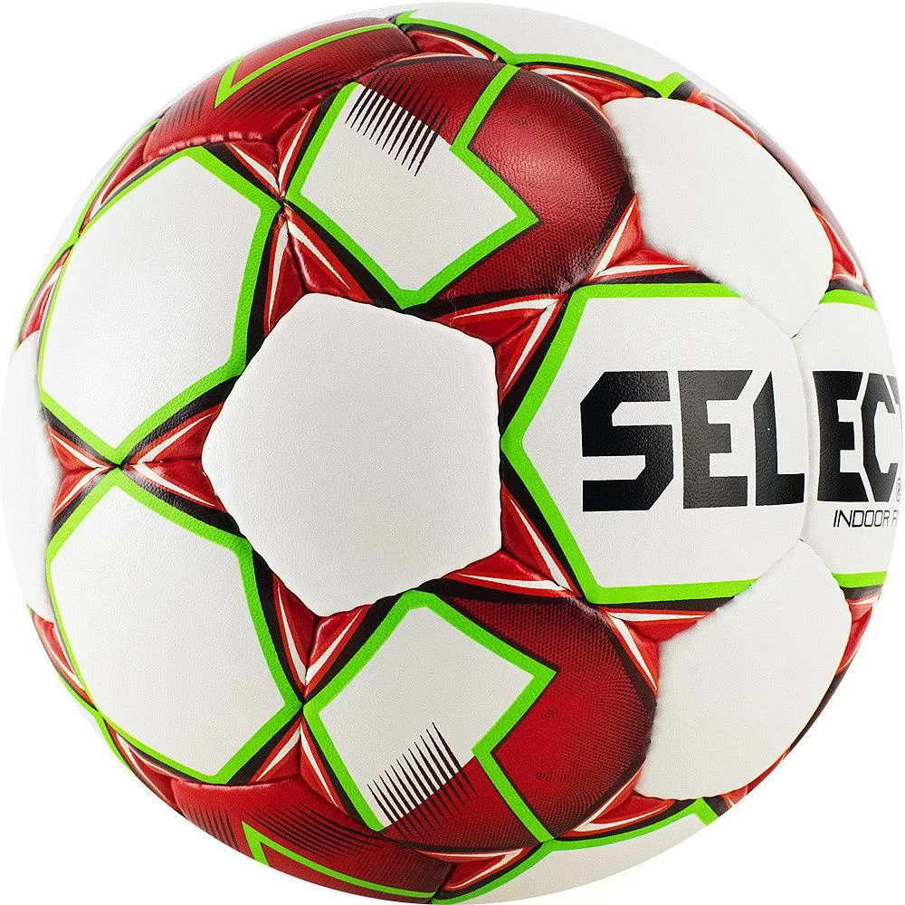 Реальное фото Мяч футзальный Select Indoor Five №4 бел/крас/зел 852708 от магазина СпортСЕ