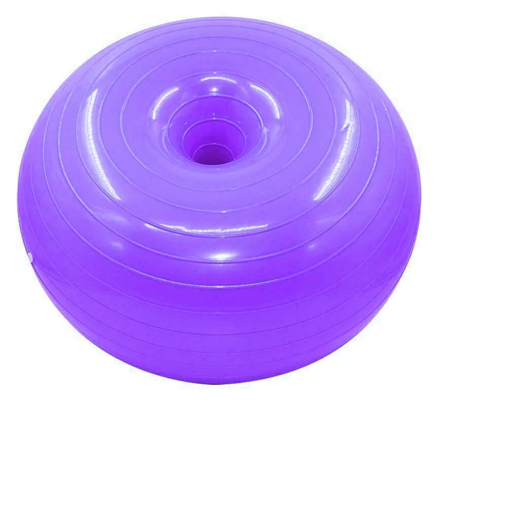 Реальное фото Фитбол-пончик 50 см B32238 фиолетовый 10018766 от магазина СпортСЕ